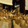 Thanksgiving Food Drive Food Gifts at Altar
