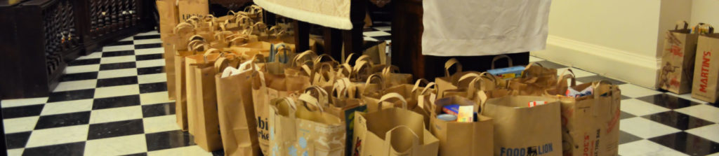 Food Gifts at Altar