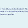 Summer Worship Schedule Summer Worship Schedule_R3